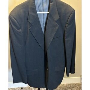 Men's Dark Gray Andre 42L Vachon suit jacket blazer